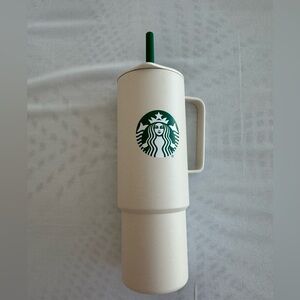 Starbucks White Tumbler